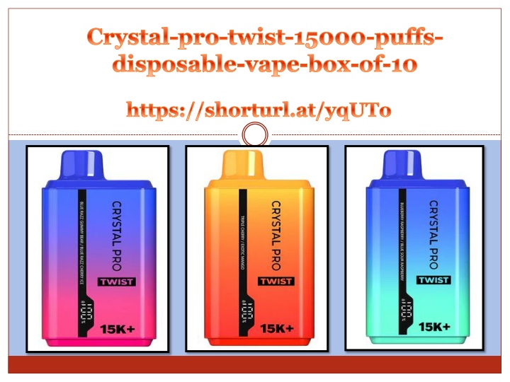 crystal pro twist 15000 puffs disposable vape