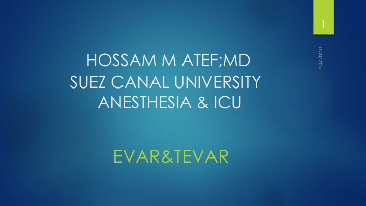 hossam m atef md suez canal university anesthesia icu