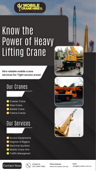 Know the Power of Heavy Lifting Crane