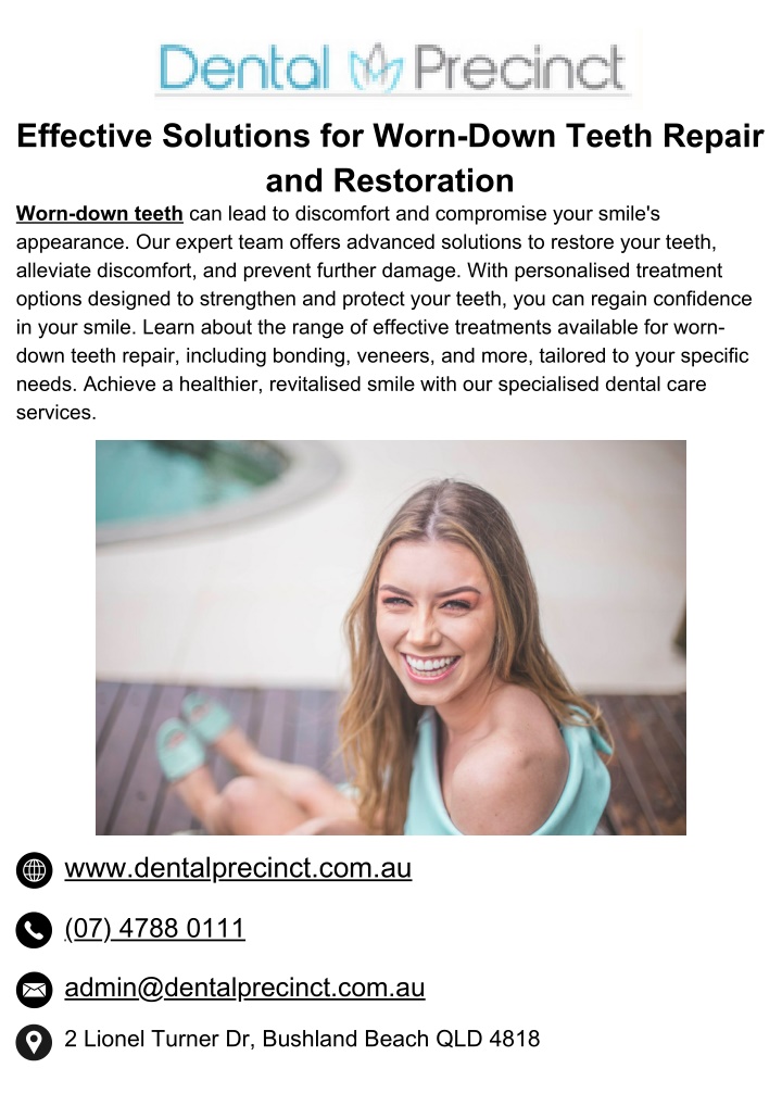 effective solutions for worn down teeth repair