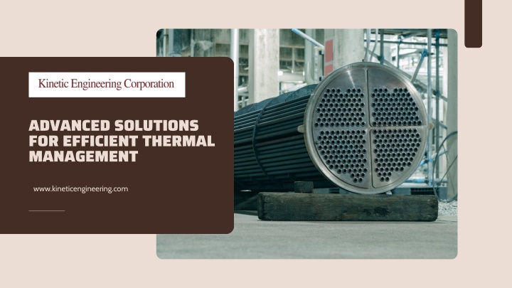 advanced solutions for efficient thermal