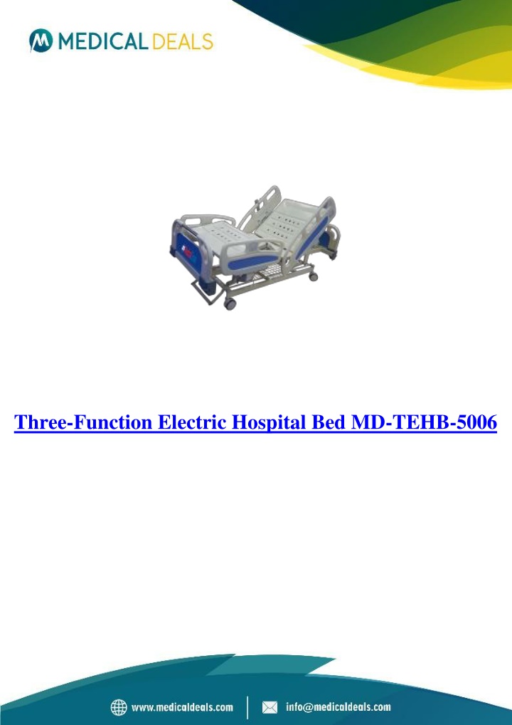 three function electric hospital bed md tehb 5006