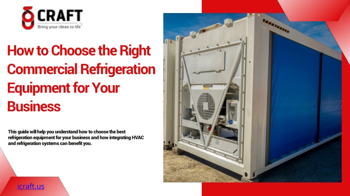 how to choose the right commercial refrigeration