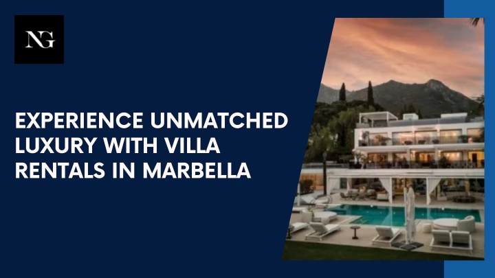 experience unmatched luxury with villa rentals