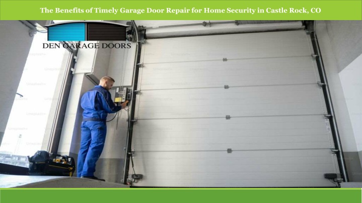 the benefits of timely garage door repair