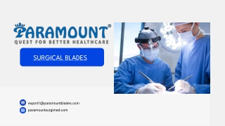 surgical blades