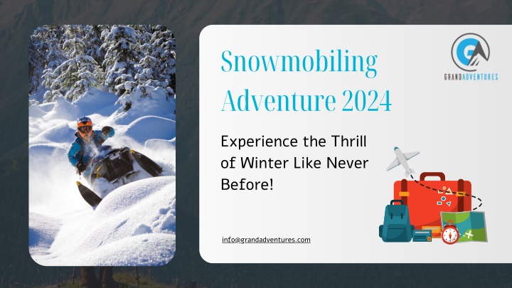 snowmobiling adventure 2024