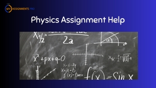 physics assignment help