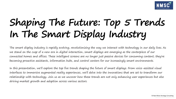 shaping the future top 5 trends in the smart