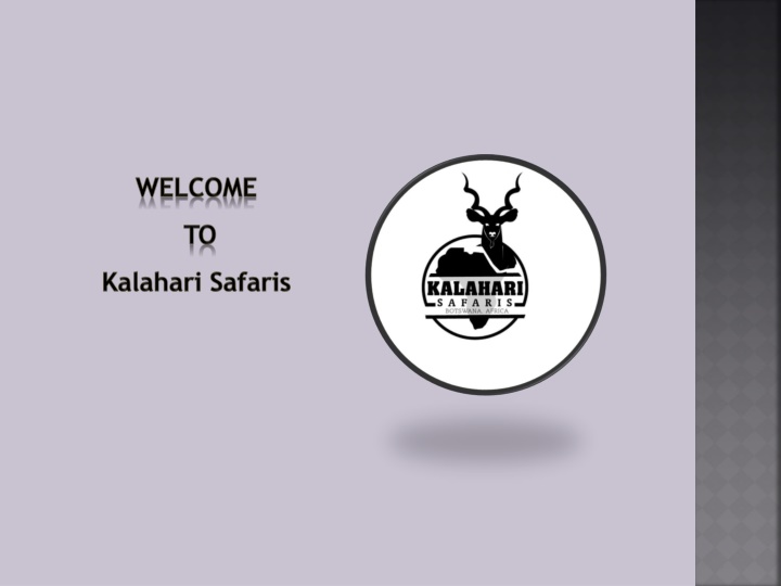 welcome to kalahari safaris