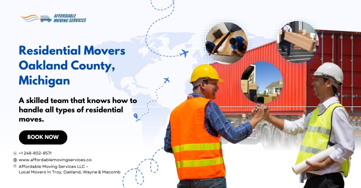 residential movers oakland county michigan