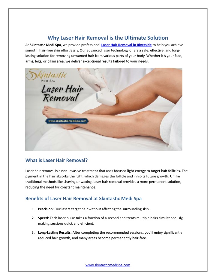 why laser hair removal is the ultimate solution