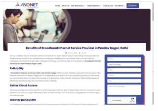 Internet Service Provider In Pandav Nagar