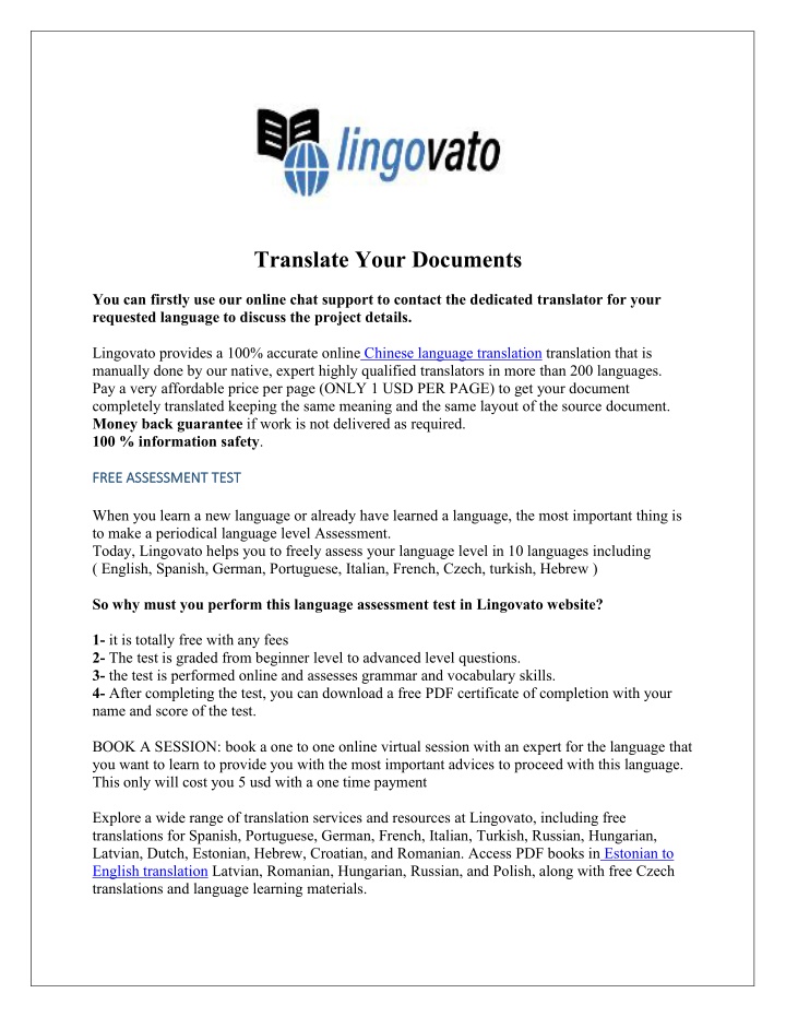 translate your documents