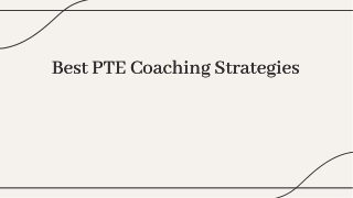 best pte coaching institute in  hyderabad