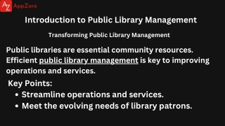 introduction to public library management
