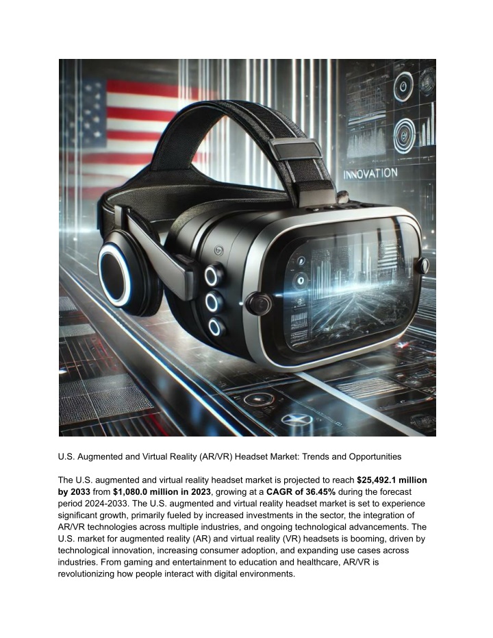 u s augmented and virtual reality ar vr headset