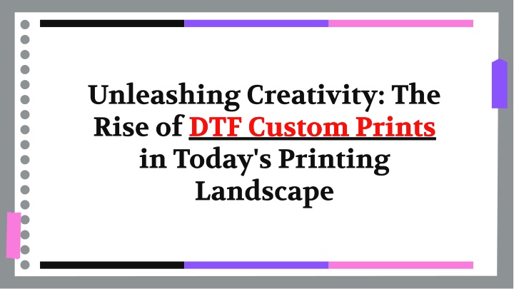 unleashing creativity the rise of dtf custom