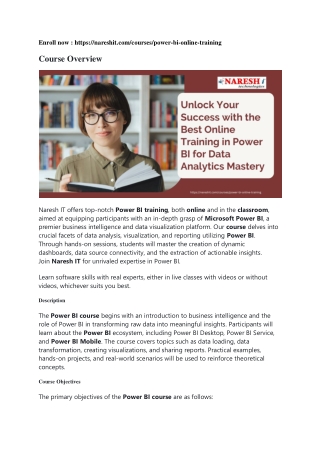 Power Bi Article