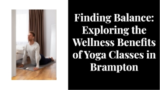 Benefits of Yoga Classes in Brampton