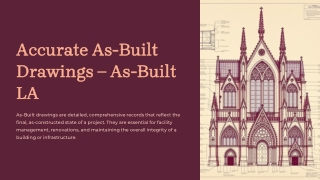 Accurate As-Built Drawings – As-Built LA