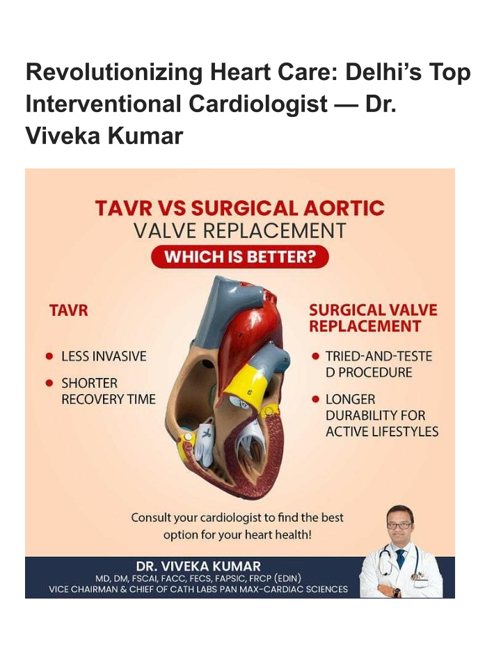 revolutionizing heart care delhi