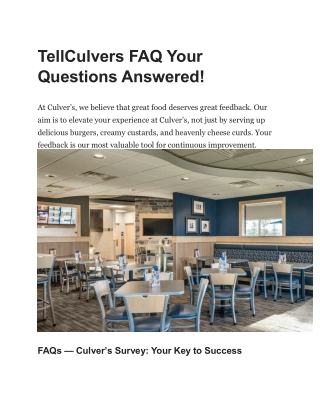 tellculvers faq your questions answered