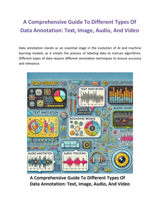 A Comprehensive Guide To Different Types Of Data Annotation