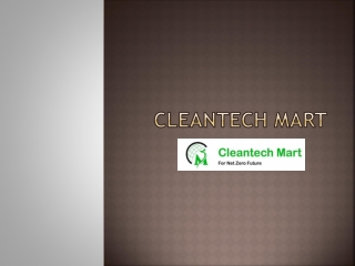 IDEALERS B2B Leads the Clmate Fight with Cleantech Mart’s AI-Powered Green Marke