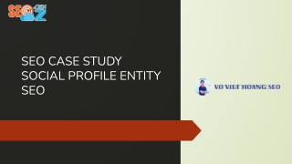 CASE STUDY SEO - SOCIAL PROFILE ENTITY SEO - VO VIET HOANG SEO (VER - ENGLISH)