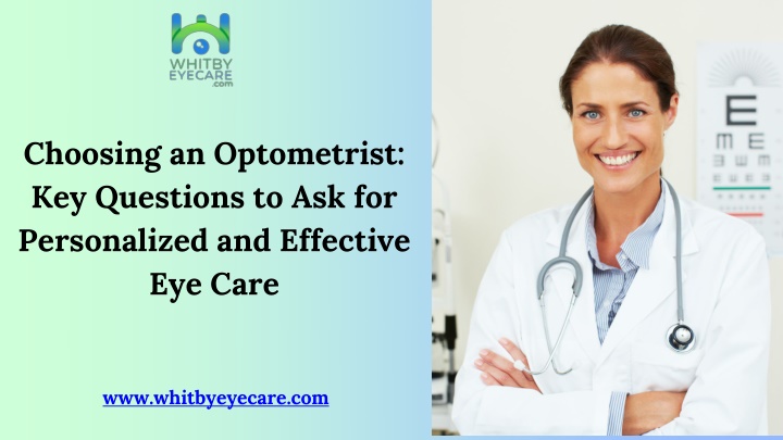 choosing an optometrist key questions