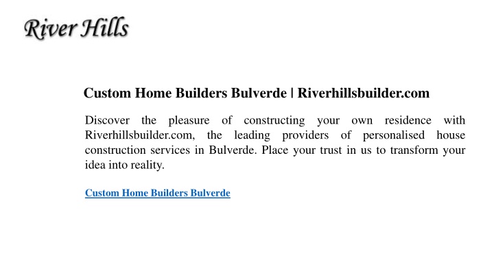 custom home builders bulverde riverhillsbuilder