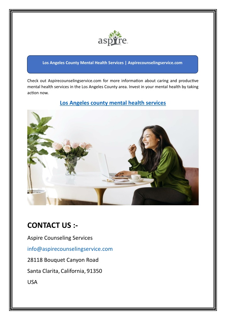 los angeles county mental health services