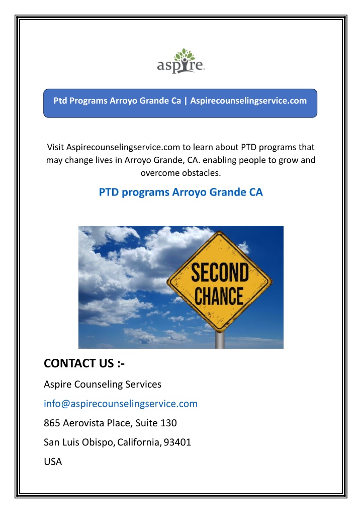 ptd programs arroyo grande