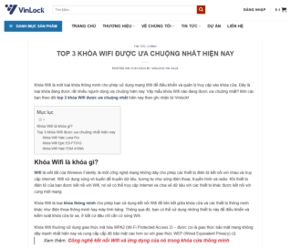 TOP 3 KHOÁ WIFI ĐƯỢC ƯA CHUỘNG NHẤT HIỆN NAY
