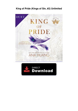 King-of-Pride-Kings-of-Sin-2King of Pride (Kings of Sin, #2) Unlimited