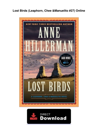 Lost Birds (Leaphorn, Chee & Manuelito #27) Online
