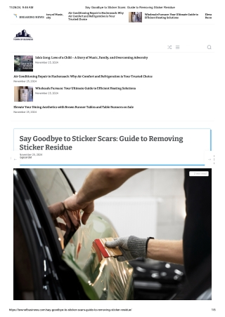 Say Goodbye to Sticker Scars_ Guide to Removing Sticker Residue