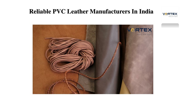 reliable pvc leather manufacturers in india