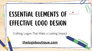 Essential Elements of Effective Logo Design