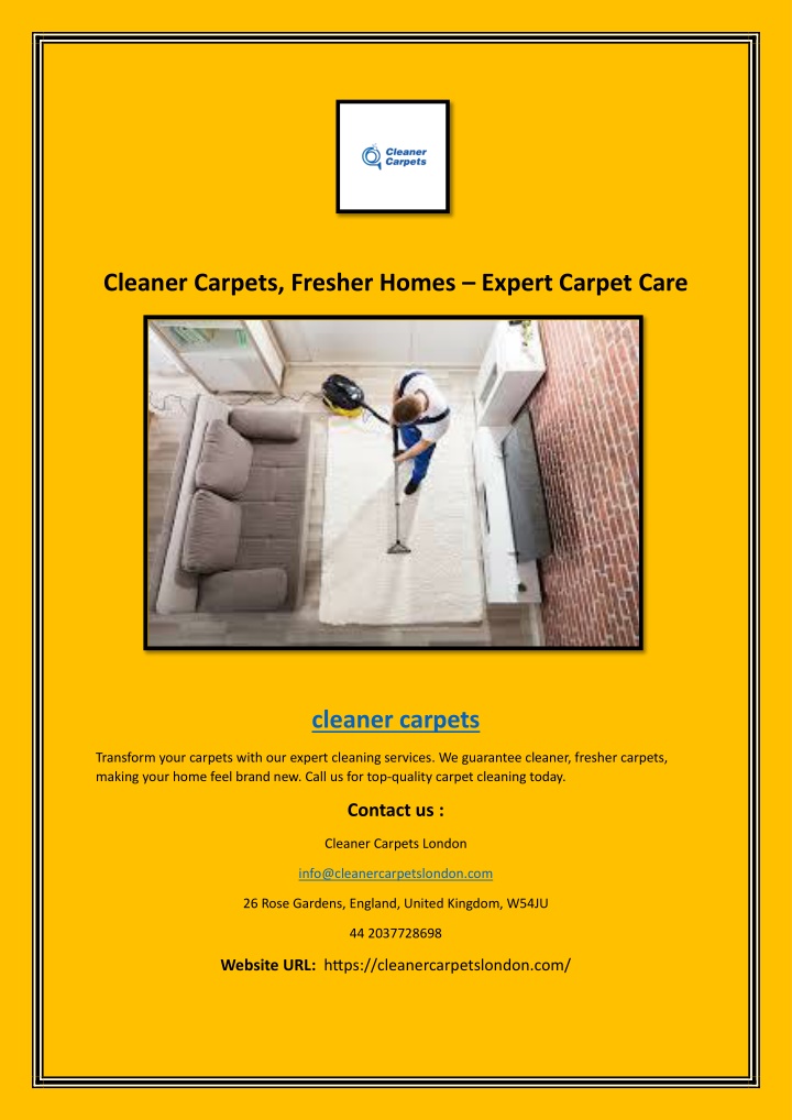 cleaner carpets fresher homes expert carpet care