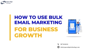 how to use bulk email marketing for business