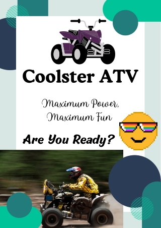 From 110cc to 250cc: Which Coolster ATV is Your Ideal Match?