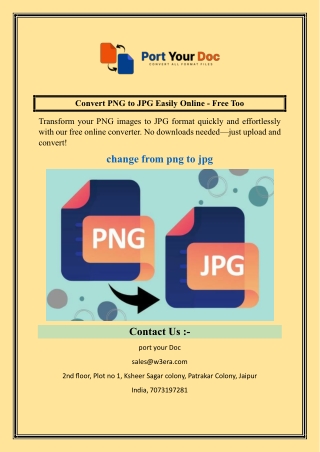 Convert PNG to JPG Easily Online  Free Too