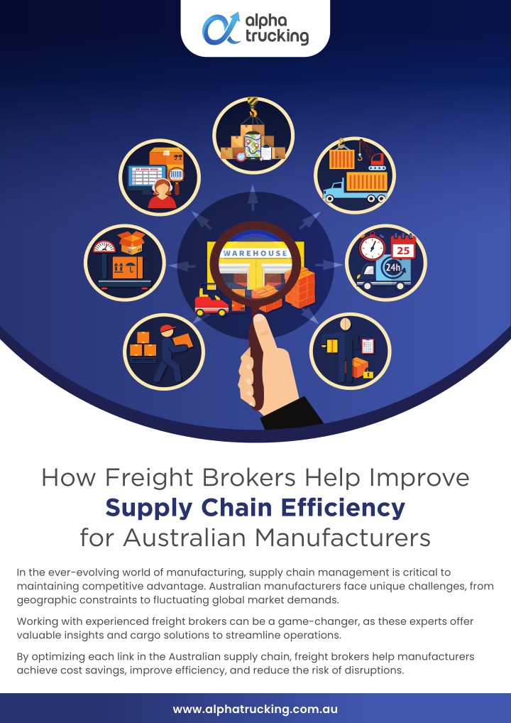 how freight brokers help improve supply chain