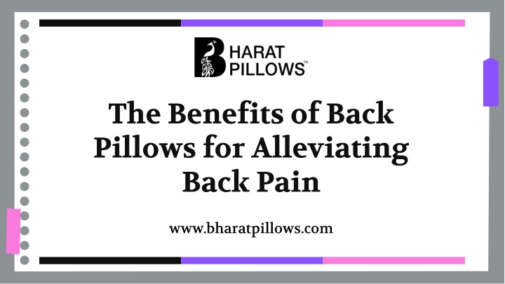 the benefits of back pillows for alleviating back