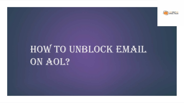 how to unblock email on aol