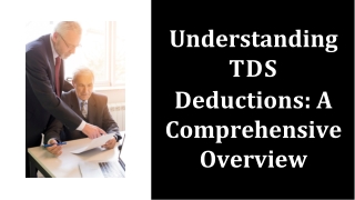 understanding tds deductions a comprehensive