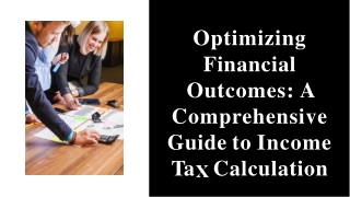 optimizing financial outcomes a comprehensive