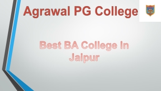 agrawal pg college